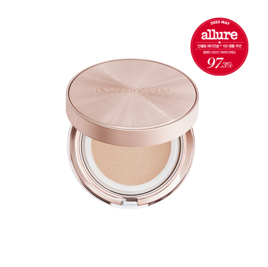 クッションファンデーション3点セット_インセルダムRADIANSOME 100 AMPOULE CUSHION SPF50+ PA++++ 21 LIGHT BEIGE